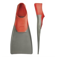 Finis Long Floating Fin 7-9, Red/Gray