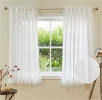 Short Curtains for Bedroom Small Windows,