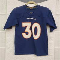 Vtg Boys Terrell Davis Broncos 30 Jersey (10-12)