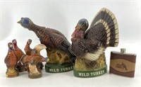 Tray- Wild Turkey Limited Edition Liquor Bottles