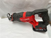 CRAFTSMAN V20 Cordless Reciprocating Saw w/Battery