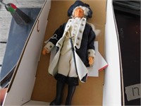 Peggy Nisbet costume doll George Washington