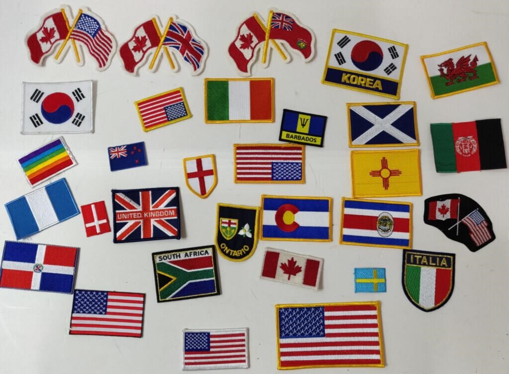 30+ Flag Patches