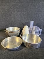 Hamilton Beach Food Chopper, Metal Strainers,