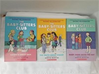 Lot of 3 The baby-sitters club #1-3 like new