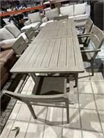 DINER TABLE WITH 6 CHAIRS RETAIL $600
