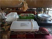 Estate lot of Kitchen Food Saver, Chopper, Pans,