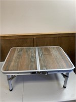 24" X 16" FOLDING CAMPING TABLE WITH ALUMINUM LEGS