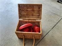 Picnic Basket with Utensils