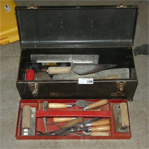Tool Box w/ Masonary Tools