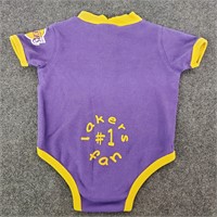 Vintage Infant Los Angeles Lakers Onsie 6/9 Months