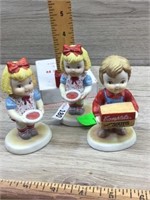 3 CAMBELLS KIDS FIGURINES 3 CAMBELLS KIDS FIGURINE