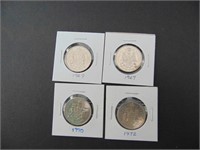 2-1969  1-1970  1-1972   Canadian Fifty Cent Coins
