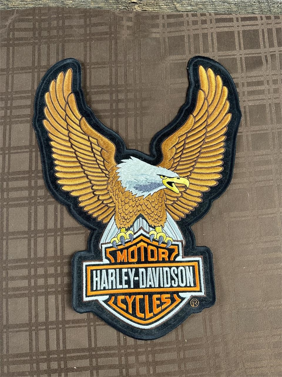 Extra Large Harley Davidson Eagle Patch