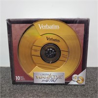 New-Oldstock Verbatim 10 Pack Digital Vinyl/Metal