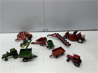 Lot of Small Farm Equipment Toys