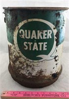 Quaker State Oil Can
