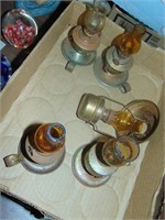 (5) Miniature Oil Lamps