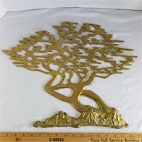 Brass Tree Wall Hanging