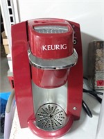 Red Keurig machine