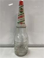 Embossed CASTROL WAKEFIELD 1 Quart Oil Bottle