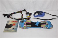 DOG HARNESS SIZE M LEASH & MORE