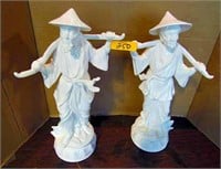 Pair Oriental Statues