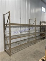 Adjustable shelving, 2 sections, bid X2