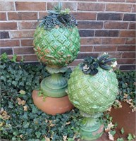 Terracotta Garden Decor Pair