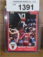 Michael Jordan card- reprint of '84 NBA