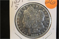 1921-S Morgan Silver Dollar