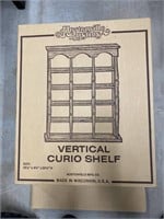 Hortonville Rustics Vertical Curio shelf