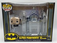 (S) Batman's Alfred Pennyworth with Wayne Manor