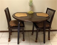 Dinette Set Table With 2 Chairs, Round Table with