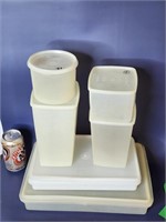 Vintage Tupperware storage containers