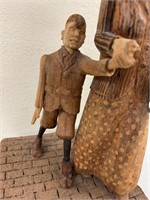 Mother & Child Wood Folk Art by Russell Childers