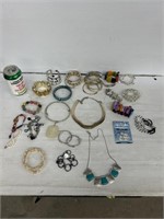 Women’s bangles bracelets and necklaces