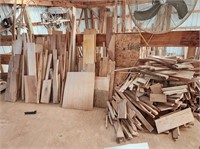 Assorted Oak Lumber and Scrap