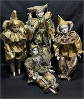 Ceramic Clown Dolls