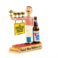 Pabst Figurine and Bottle Advertising