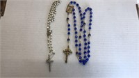 Two rosary beads