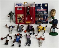 LOT (13) 1996 NBA STARTING LINE UP TOYS