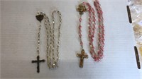 Two rosary beads