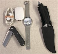 KH- Knives, Charger And Watch