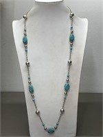 NATURAL STONE & BEAD NECKLACE