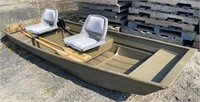 Aluminum row boat,10 ft,Minkota electric motor,