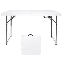 Go-Trio Folding Tables 4 Foot Small, Foldable Tabl