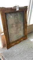 Ornate,Vintage, Picture Frame.  Approximate Size