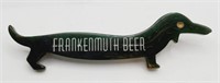 (M) Green Bakelite Frankenmuth Beerkl Dachshund