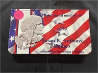 1979 Susan B Anthony First Year All Mint Set